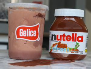 Gelato Nutella con chocolate Gelice